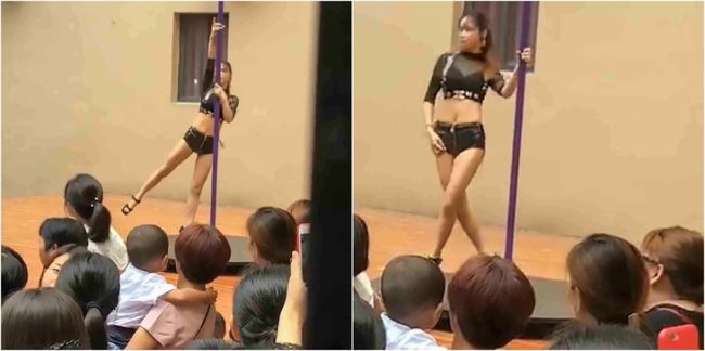 Chinese Sexy Pole Dancers